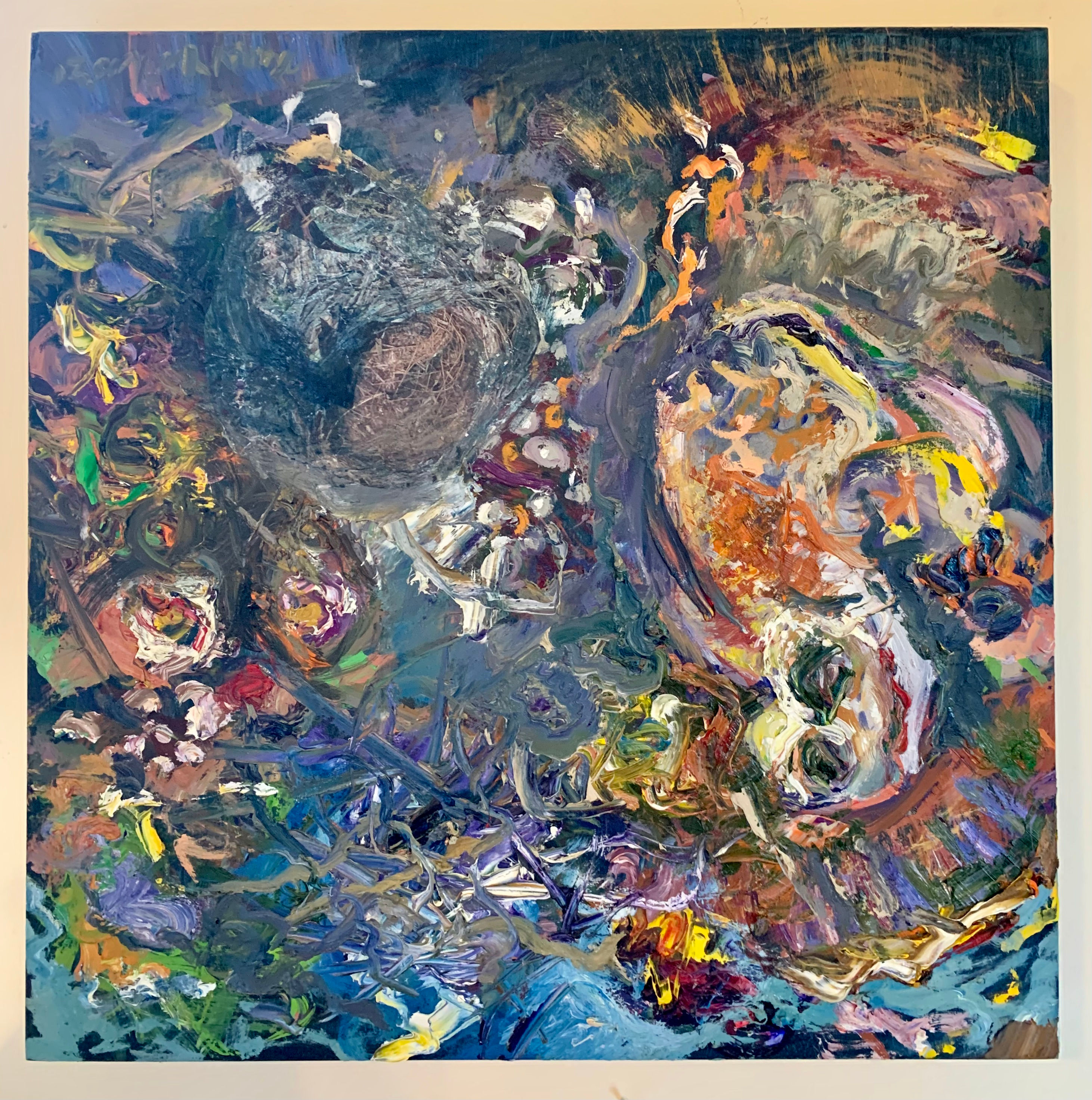 Empty Nest Oil Painting