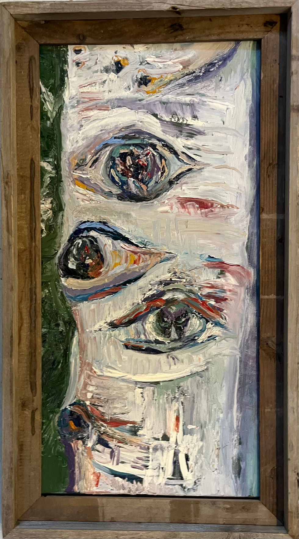 Thumbnail: oil painting of birch tree