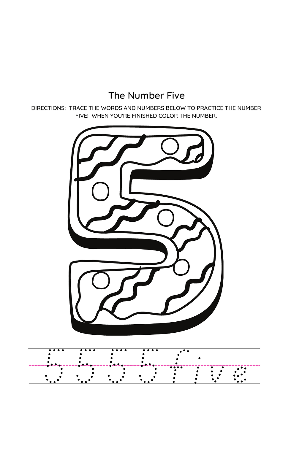 Thumbnail: The Magical Numberland Trace and Color (Digital)