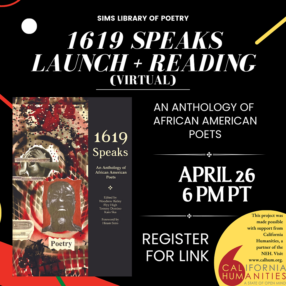1619 Speaks Virtual Launch + Reading