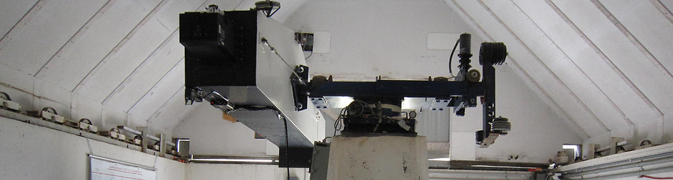 Inside the McGregor Observatory with it's 13-inch Schupmann Refractor