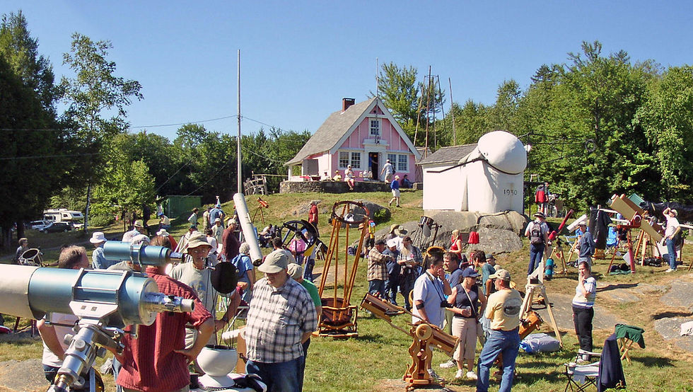 Telescope competition at the Stellafane Clubhouse