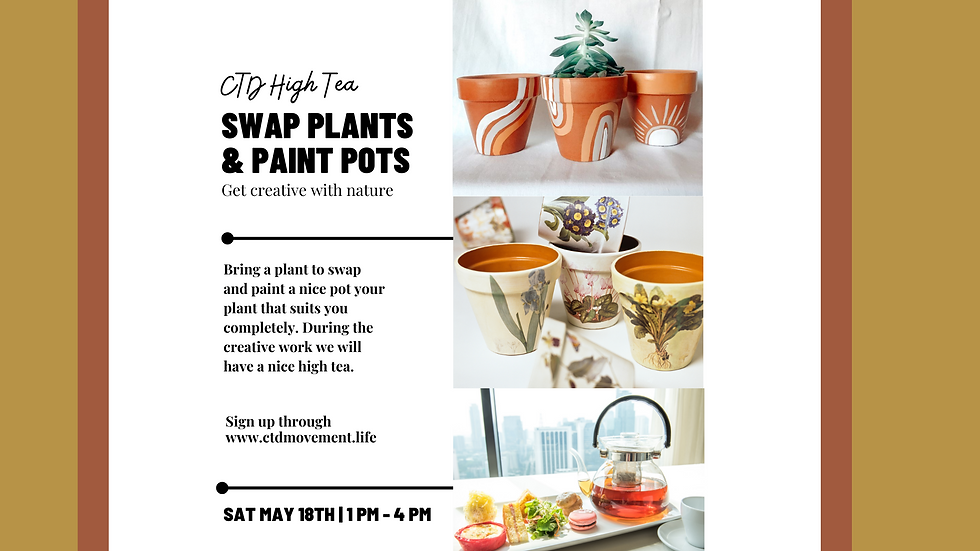 Swap plants & paint pots
