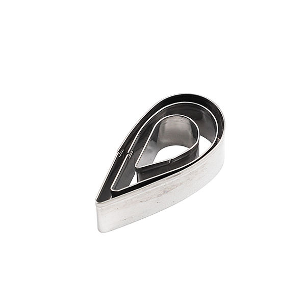 Thumbnail: 3 x raindrop shape stainless steel mold