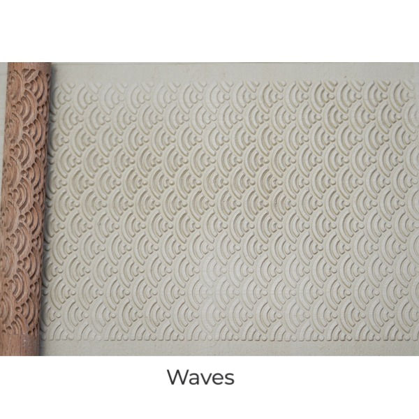 Thumbnail: 10pcs Textured Clay Roller Set
