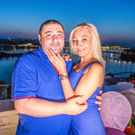 Романтический вечер на крыше