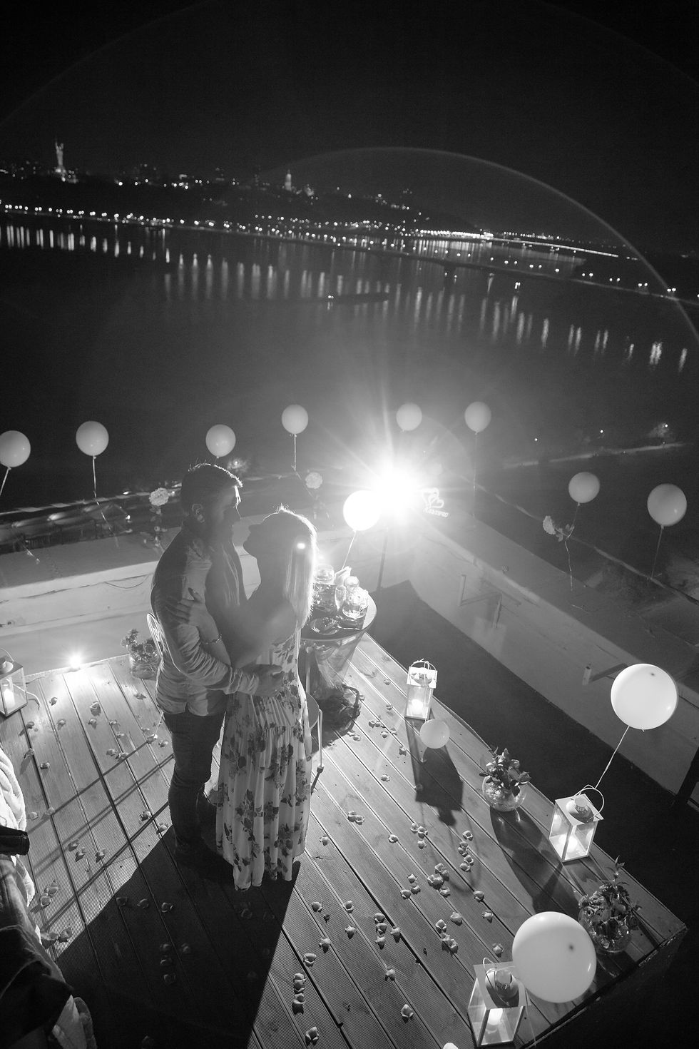 Романтика на крыше, Киев, сервис романтики Альтечо