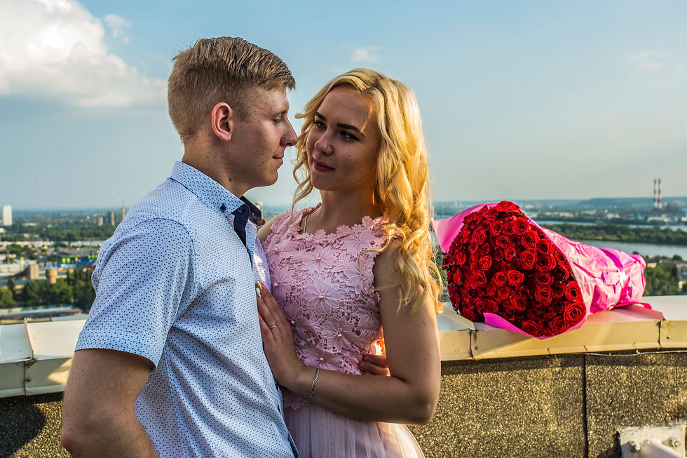 Романтический ужин на крыше, Киев, сервис романтики Альтечо