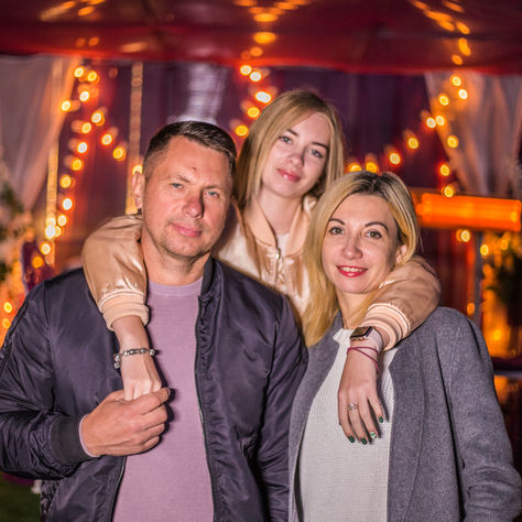 Вечер на крыше