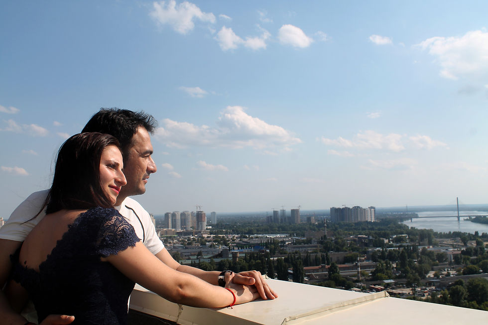 Романтический день на крыше