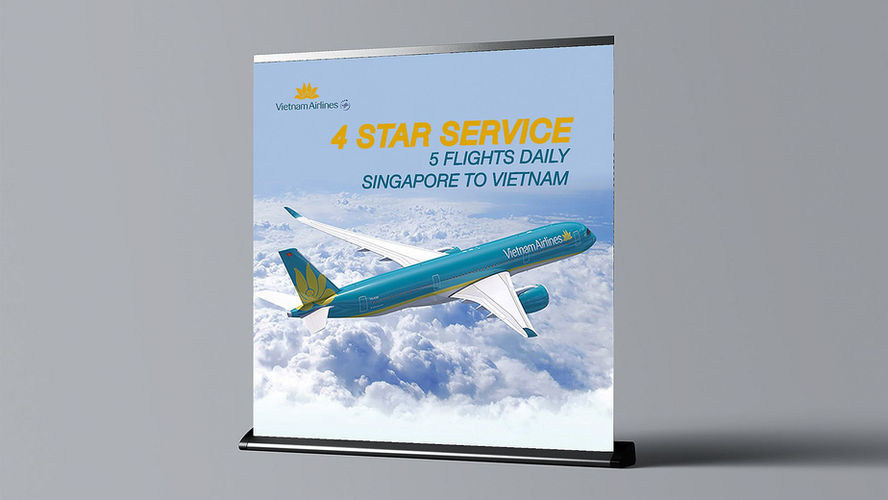 Vietnam Roll-up Banner printed by pristine print