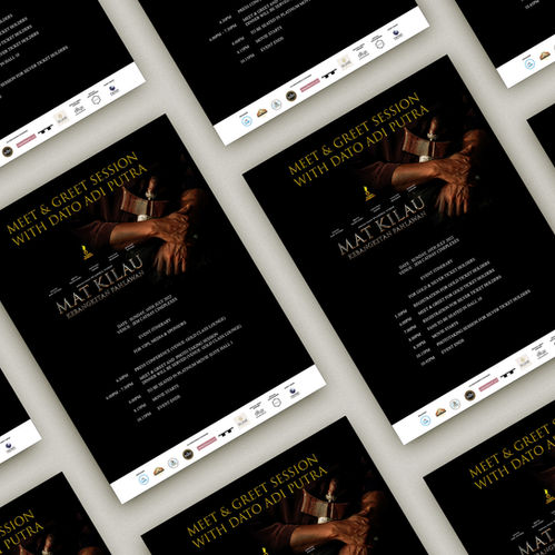 Mat Kilau meet and greet posters