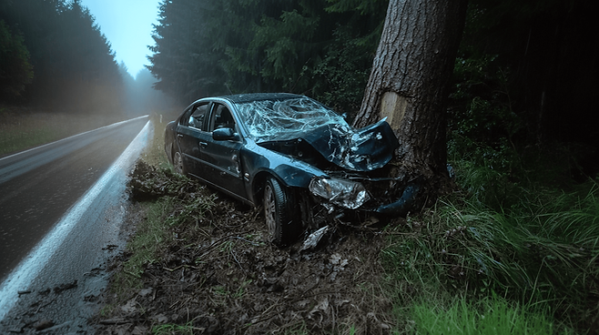 Illustration de campagne pour la Sécurité routière produite par IA à Lyon