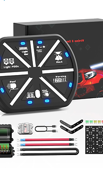 8 kanals reläsats extra belysning