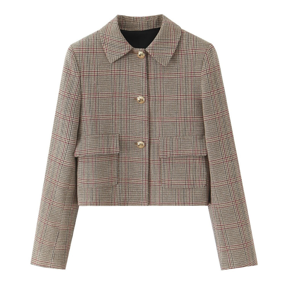 Thumbnail: The Classic Plaid Trouser Set