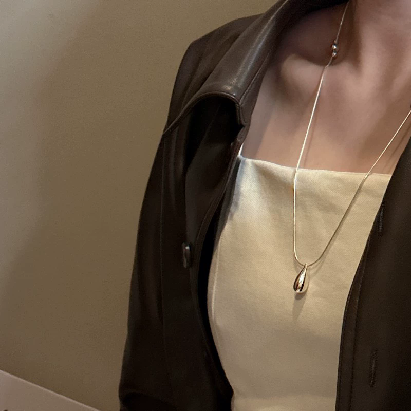 Thumbnail: EZ Minimalist Sterling Silver Sweater Chain