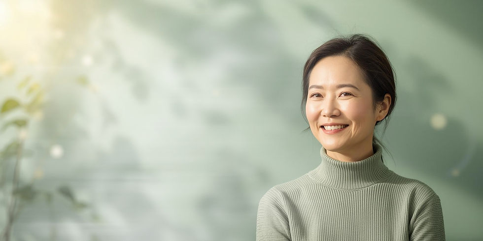 Wide panoramic banner image (1600×200 px) with a soft sage green gradient background and g