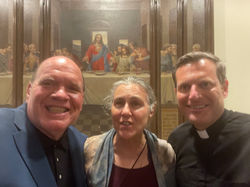 Thomas Leigh and Fr Enrique Salvo