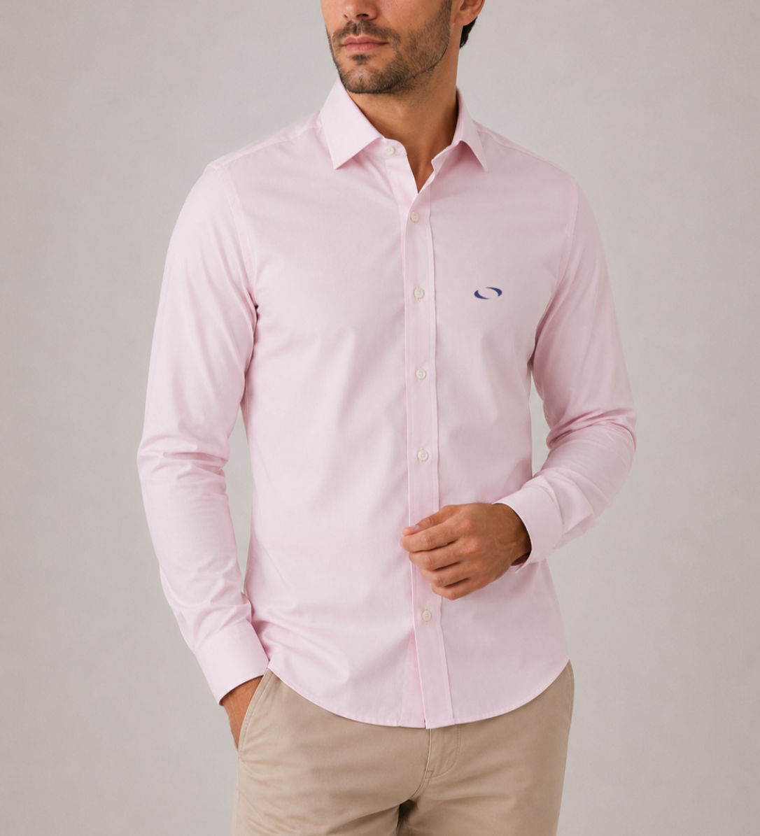 Camisa Social Tradicional Masculina