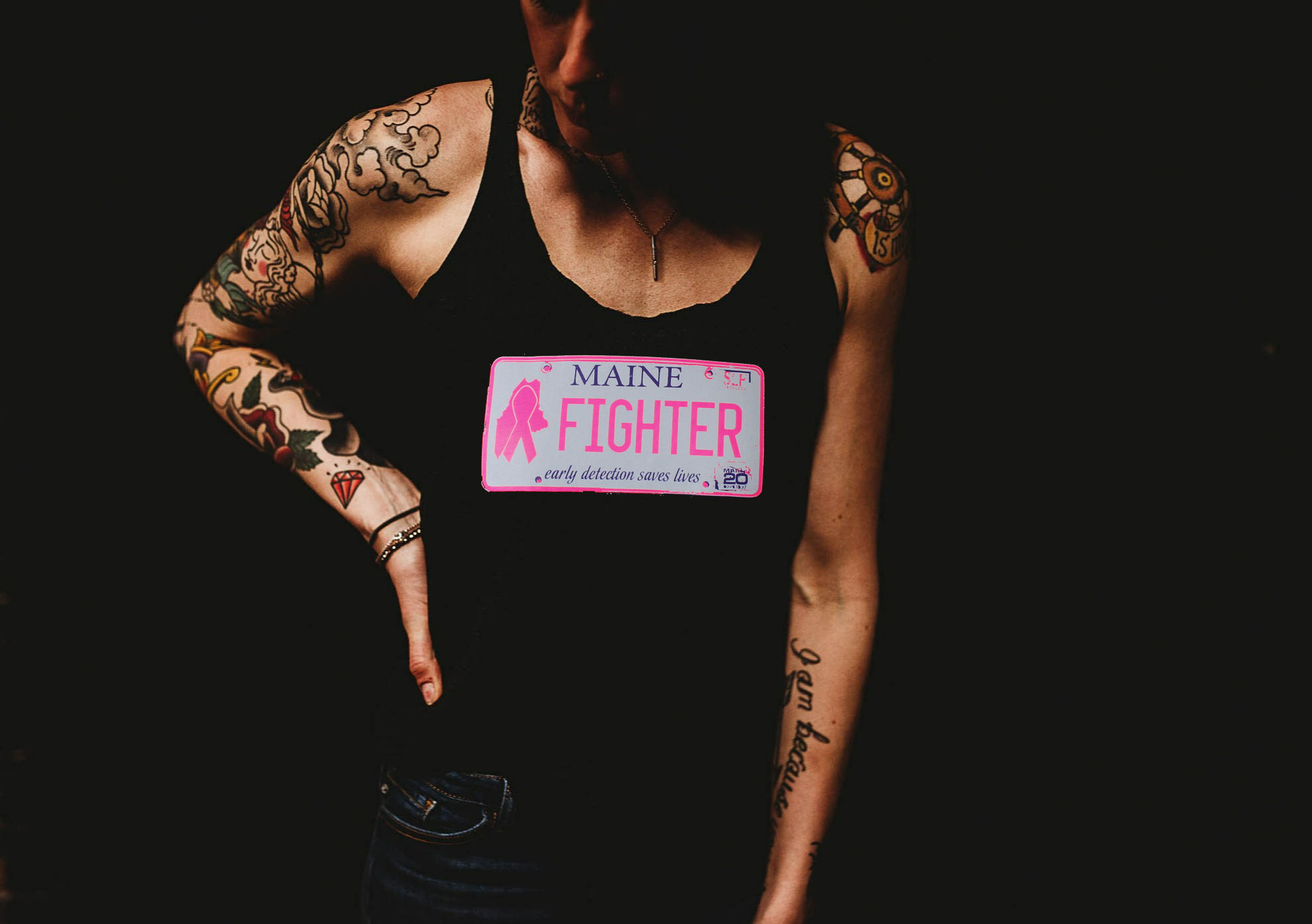 Custom BC Awareness State Plates Racerback