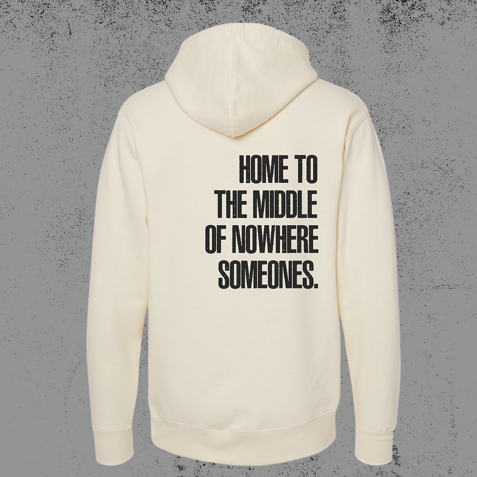 Thumbnail: Unisex Nowhere Someones Fleece Hoodie (Pine Tree Version)