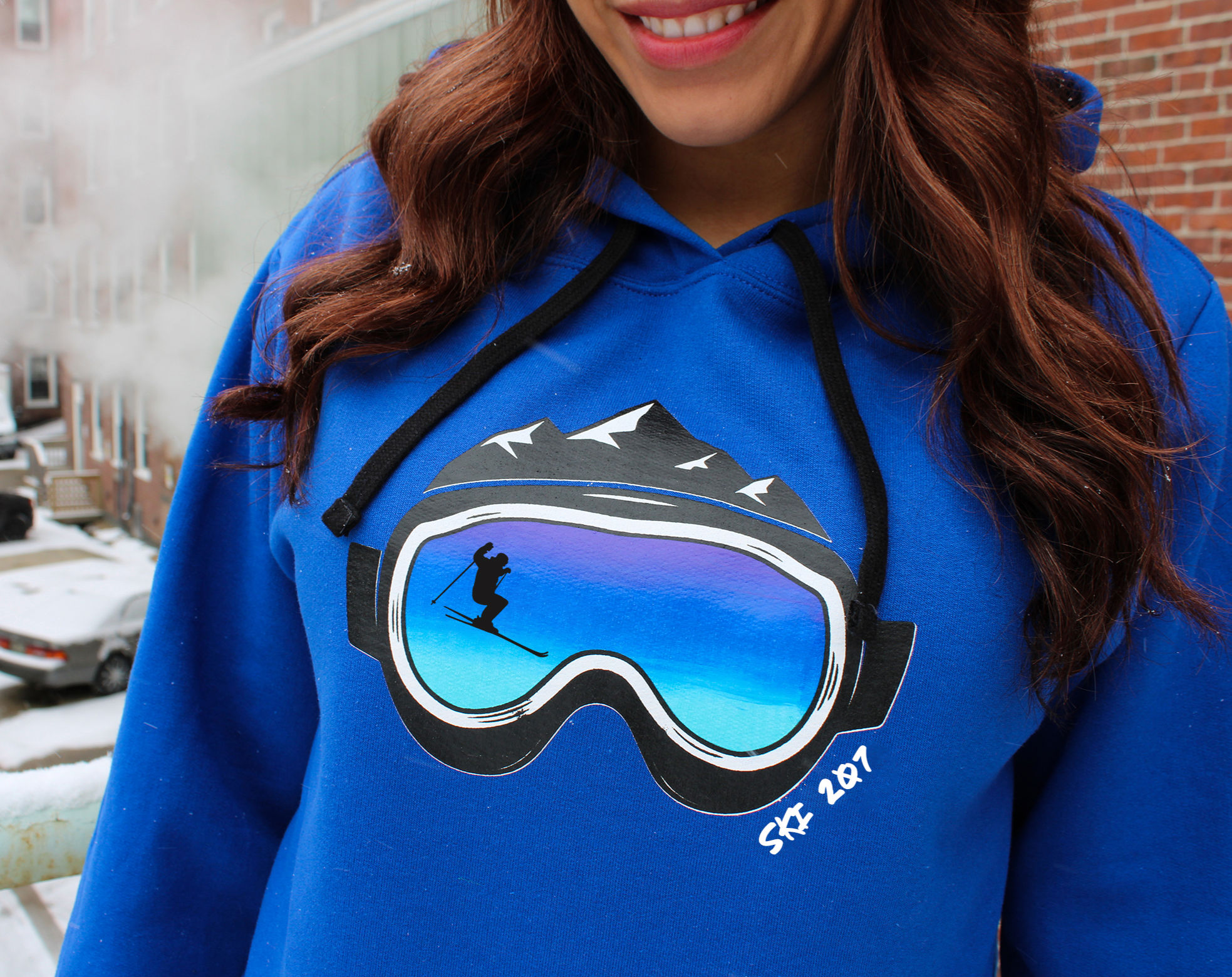 Ski 207 Unisex Fleece Hoodie