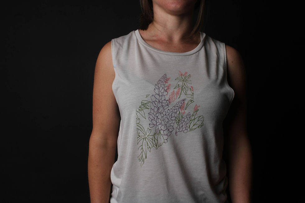 Thumbnail: Cherey's Lupines Women's Muscle Tank