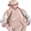 Thumbnail: Maine Love Quilted Upcycled Hoodie (Blush Pink)