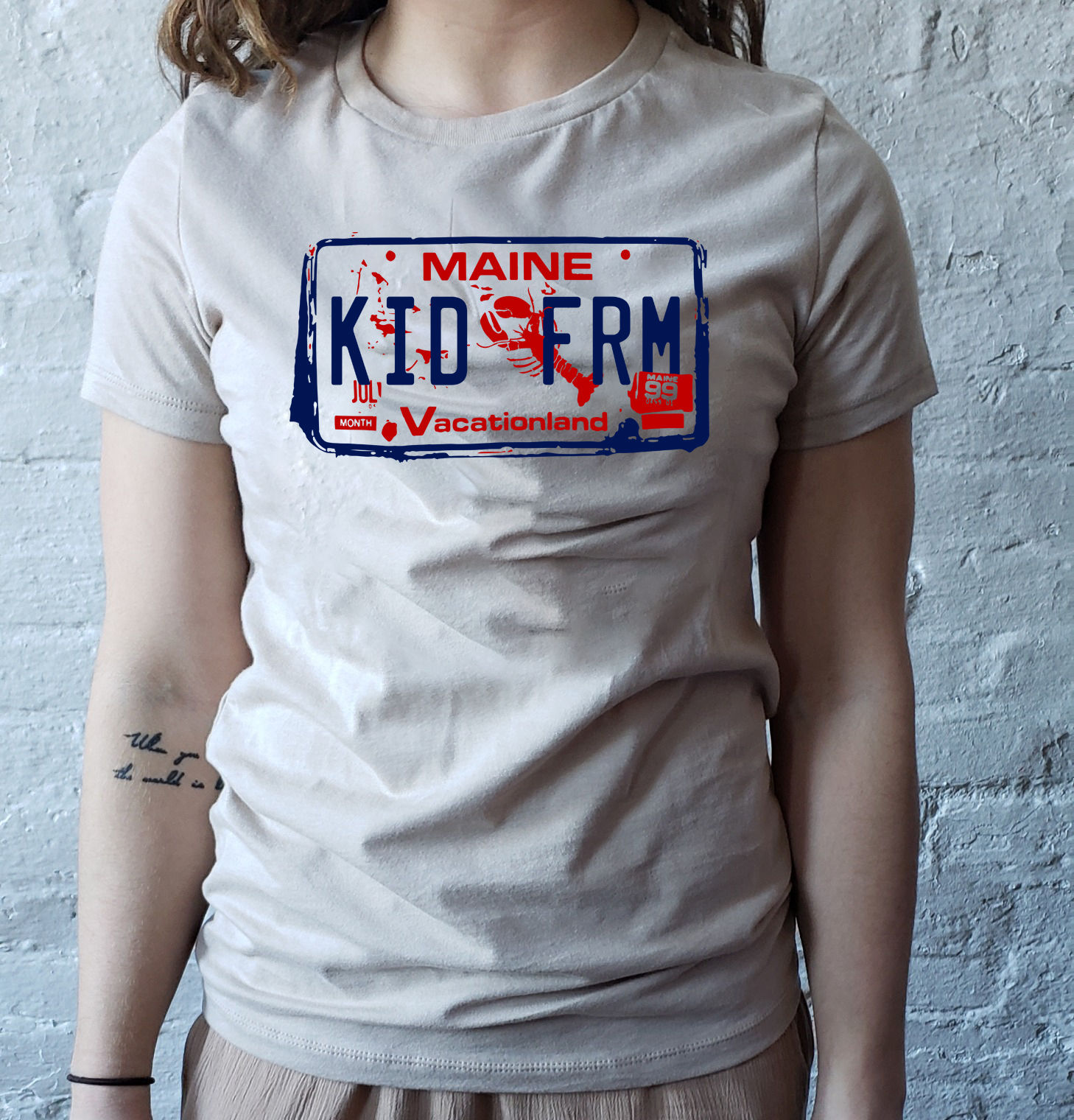 JAKFM Women's State Plates Shirt