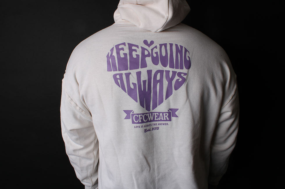 Thumbnail: Keep Going Vintage Edition Unisex Fleece Hoodie