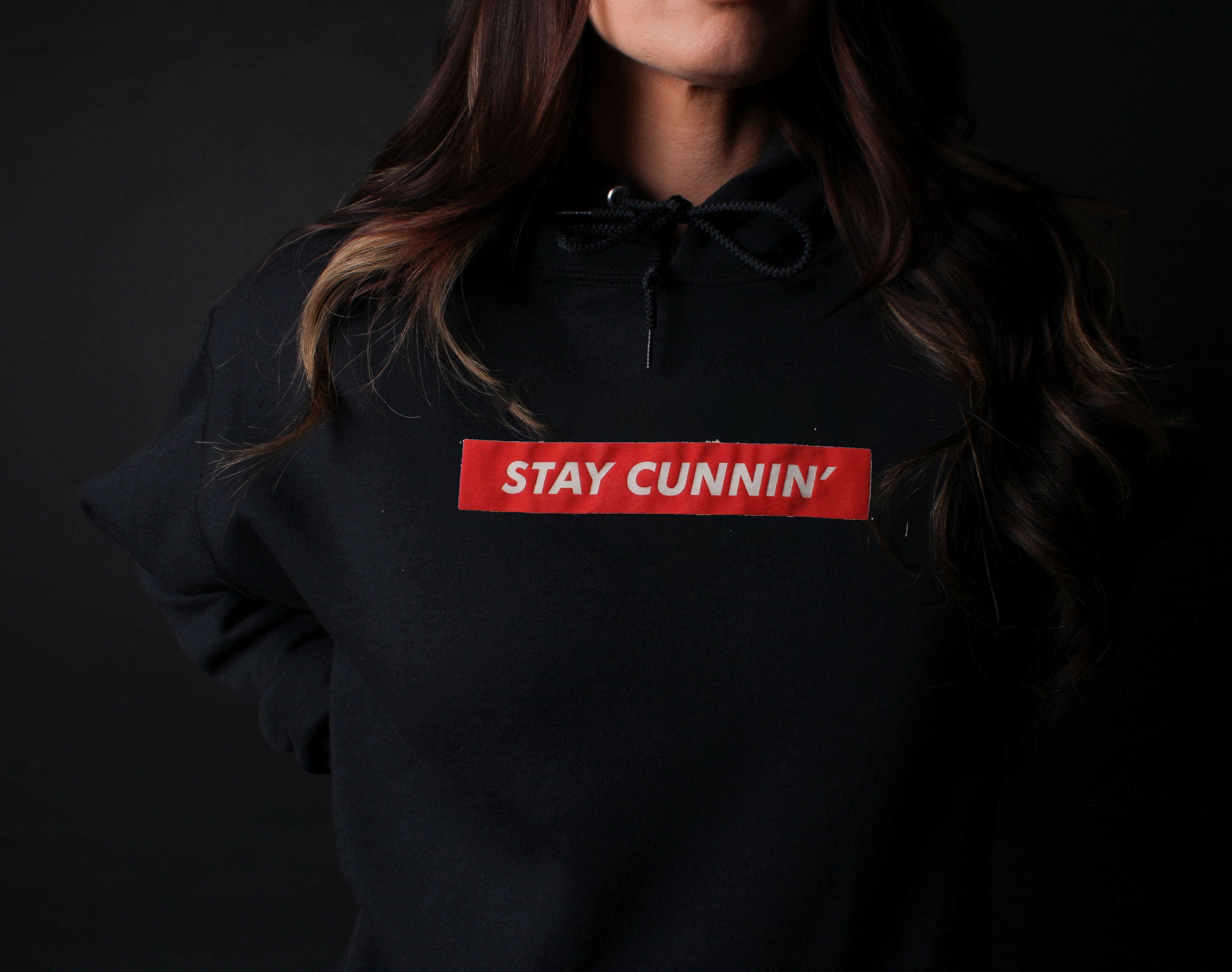 Stay Cunnin' Red Line Unisex Hoodie