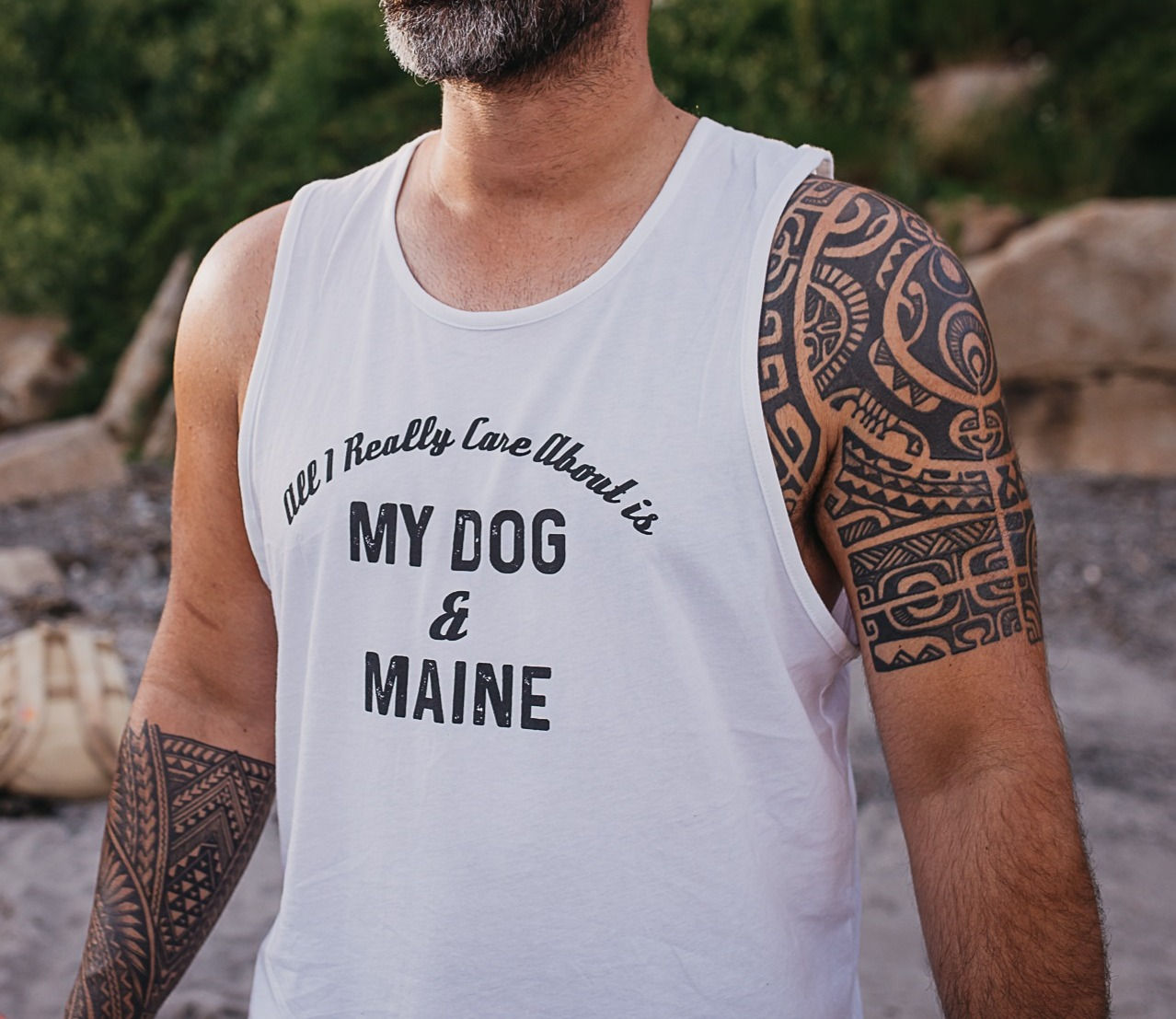 My Dog & Maine Men's Tank