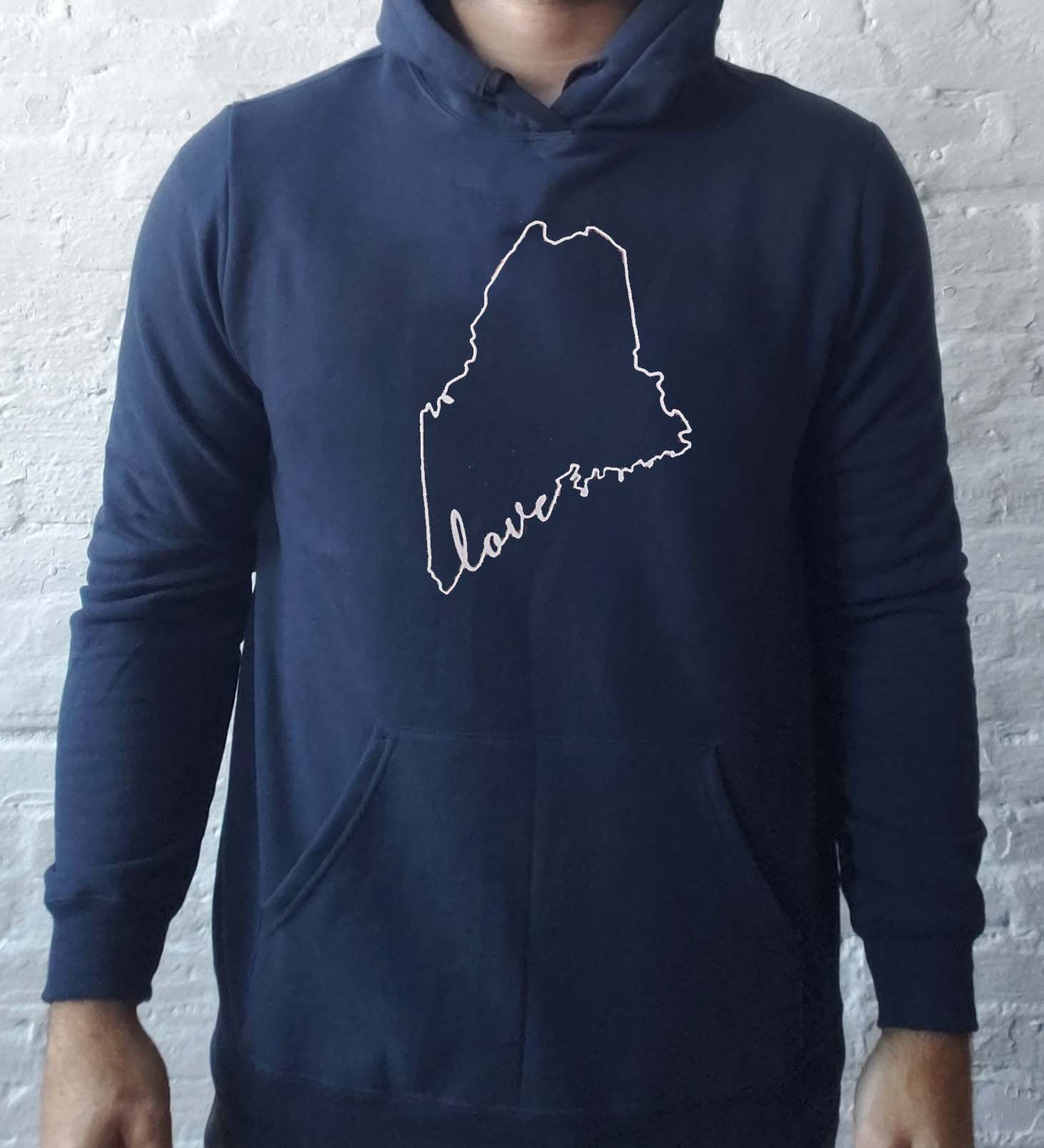 Maine Love Men's Hoodie