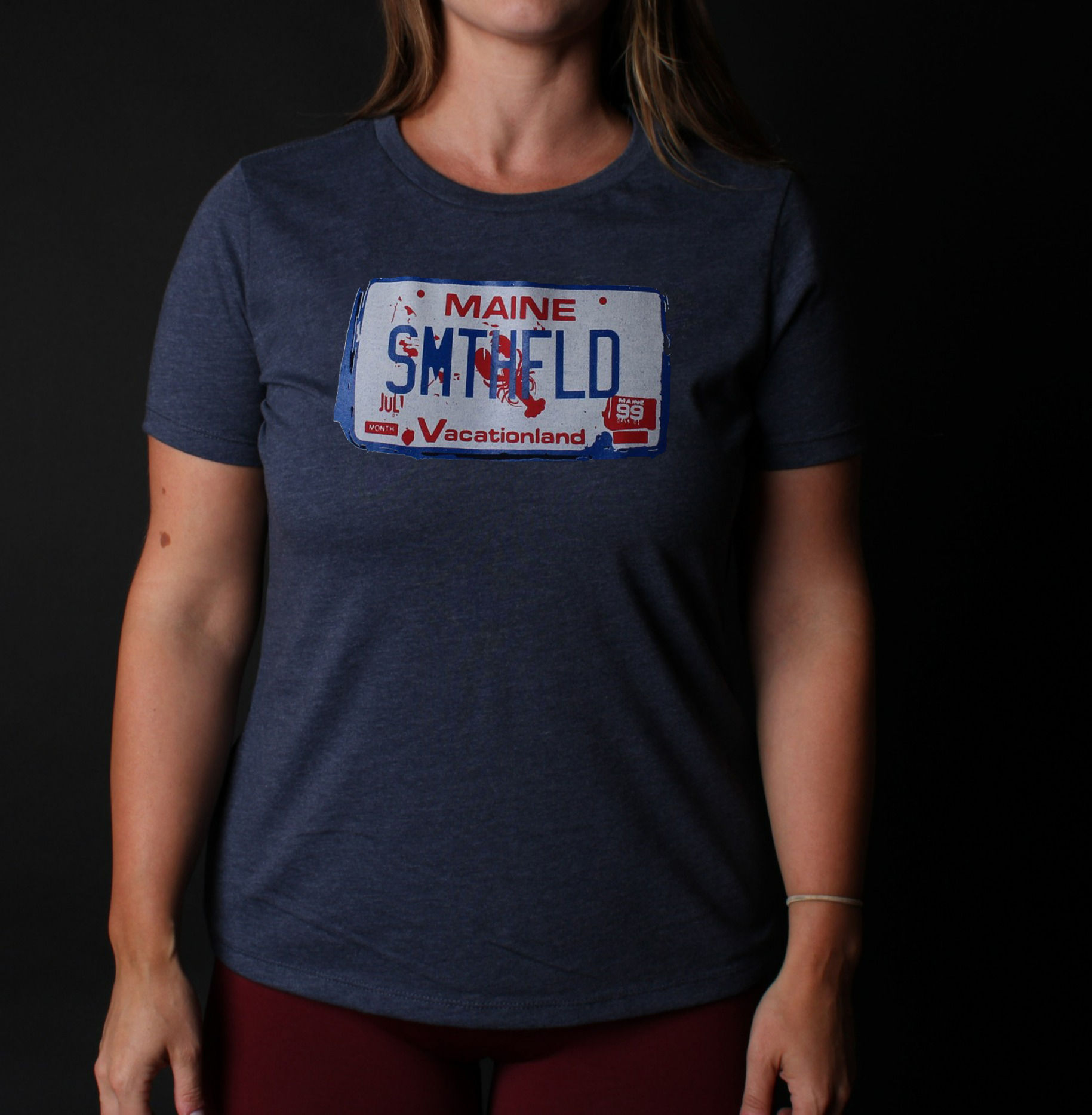 Custom 90's State Plates Women's Shirt