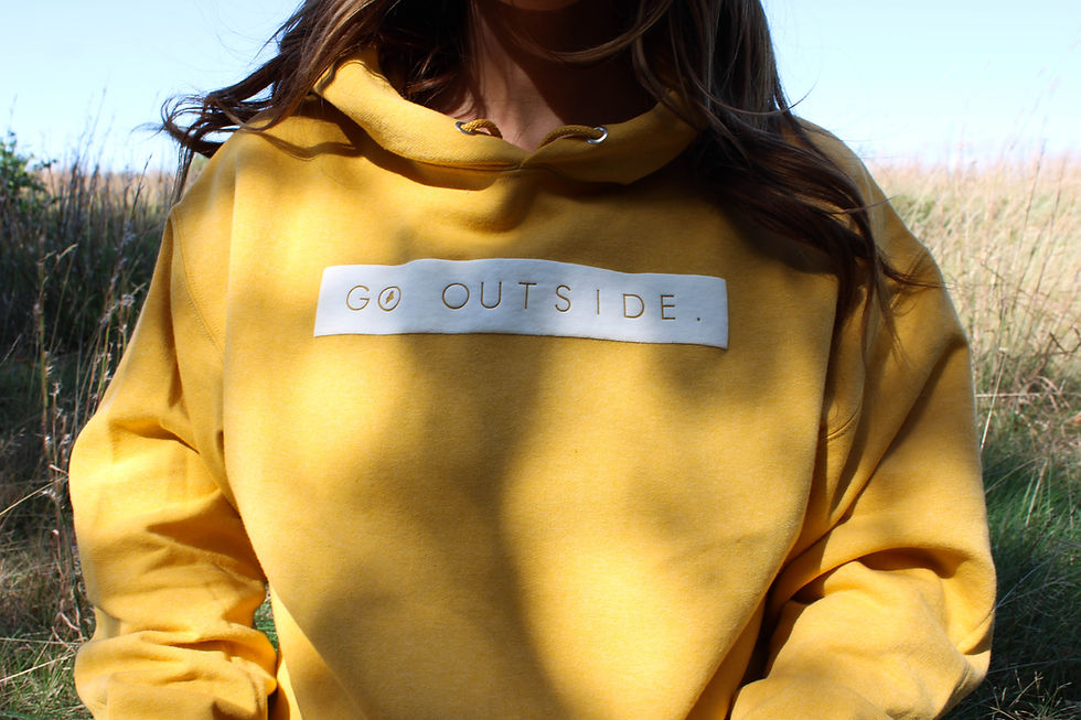 Thumbnail: GO Outside Unisex Heavyweight Hoodie (Puff Option)