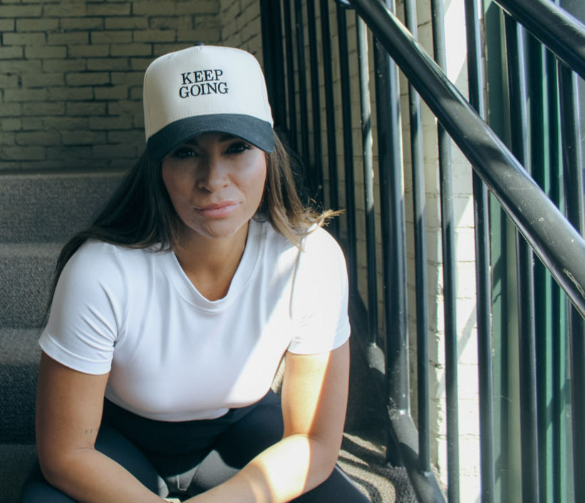Thumbnail: Keep Going Structured Cotton Twill Snapback Hat