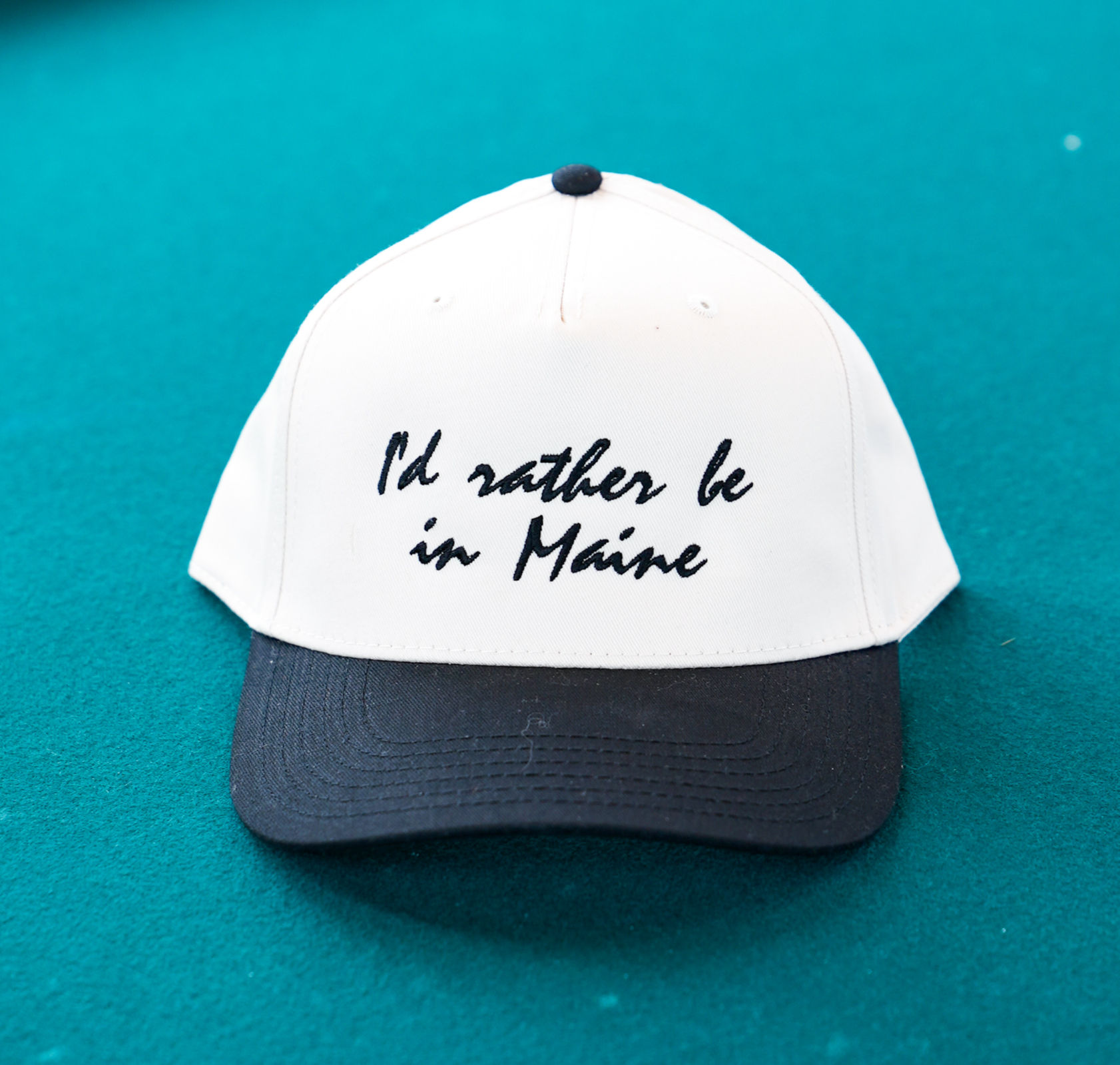 Custom I'd Rather Structured Twill Snapback