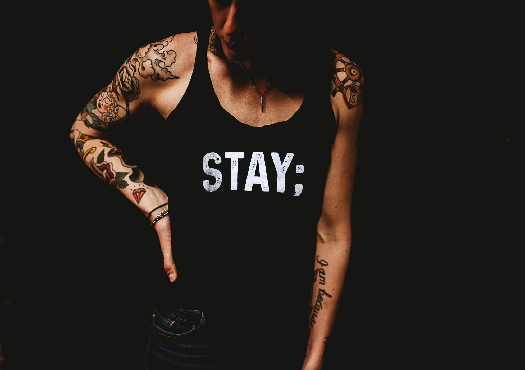 STAY; Women's Racerback
