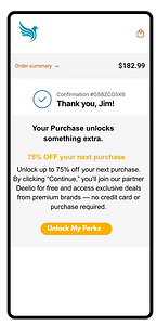 As a valued member, you get exclusive access to premium offers from top brands we've perso