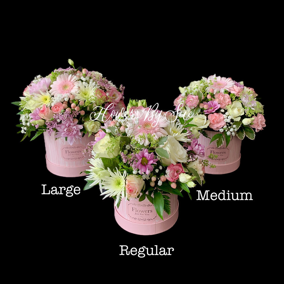 Hat Box flowers