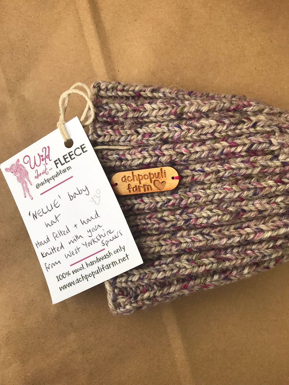 Thumbnail: NELLIE baby bobble hat