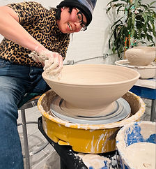 Member throwing a huge bowl