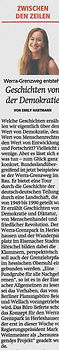 Werra Rundschau Kommentar zum Bau des WERRAGrenzWegs
