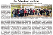 die WR berichtet über das Netzwerk Grünes Band der Leader Region mit Treffen im WERRAGrenzPark