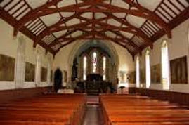 Inside Holy Trinity church in Casterton