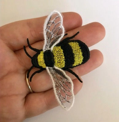 Thumbnail: 3D Bee Brooch