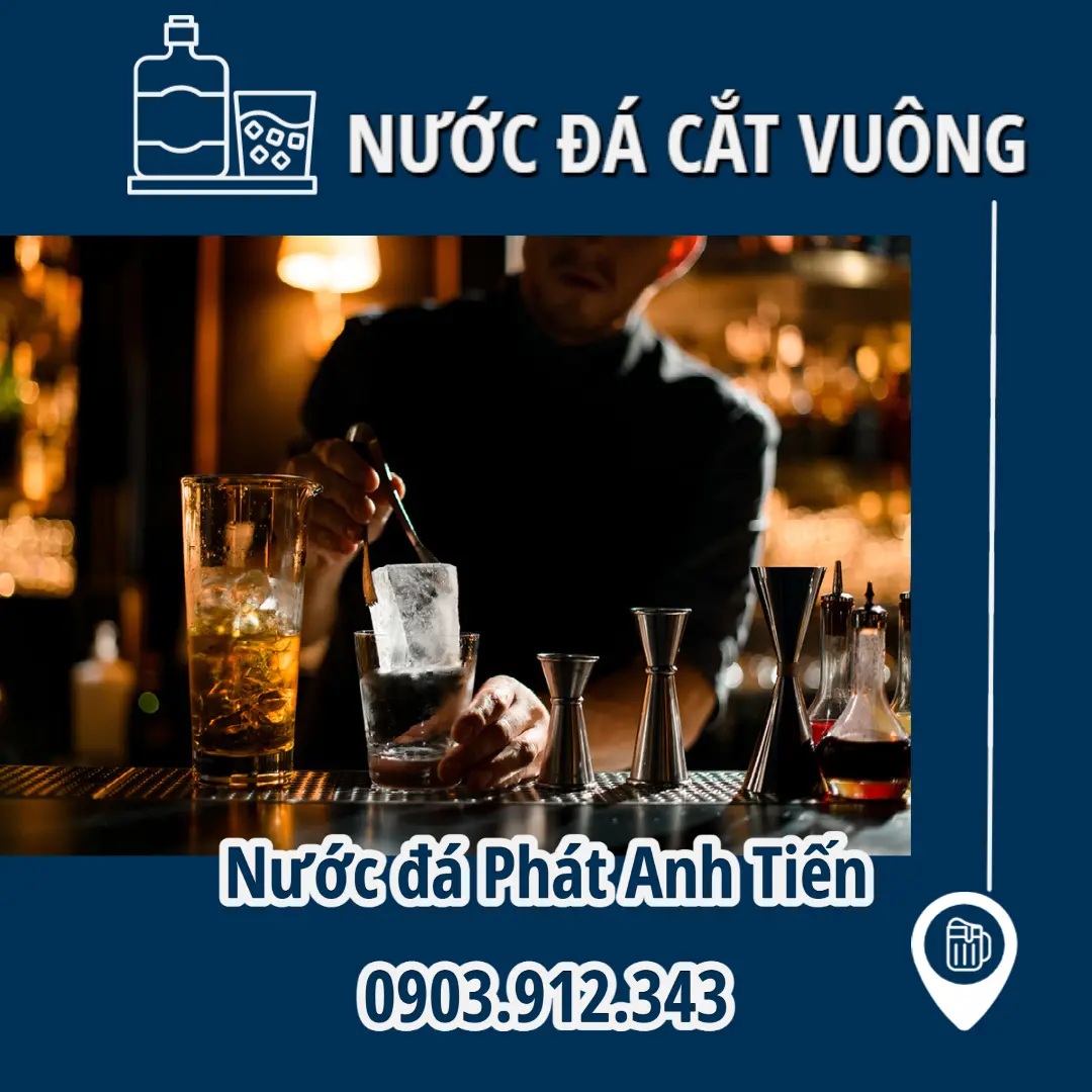 Thumbnail: Nước đá cắt Vuông Tinh Khiết