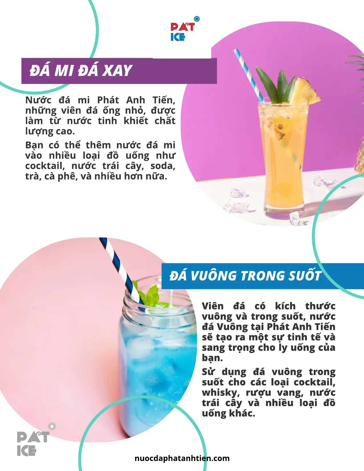 Nước đá xay, đá cocktail