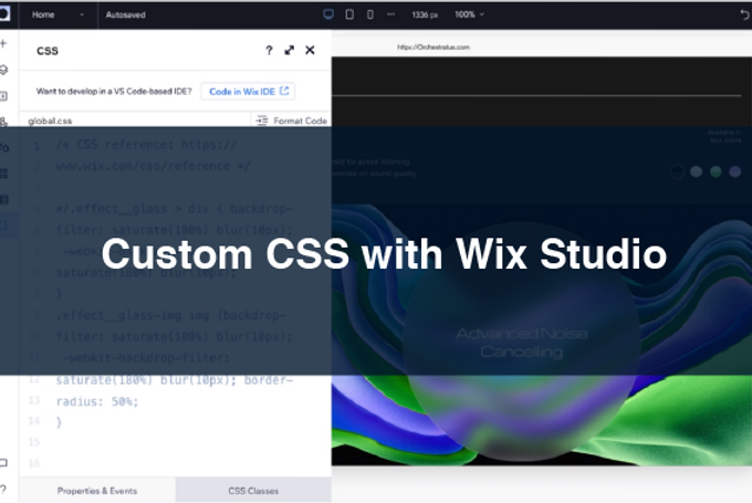 Mastering Custom CSS with Wix Studio
