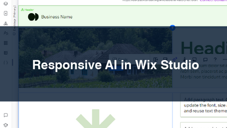 Transforming Web Design with Responsive AI in Wix Studio